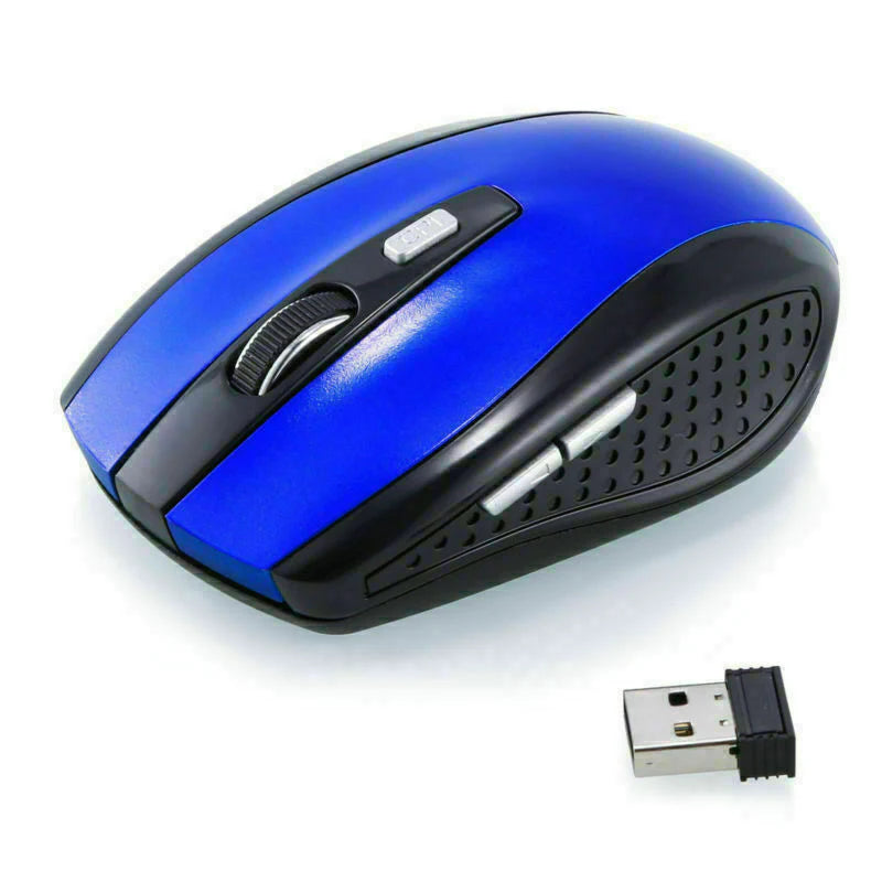 2.4GHz Wireless Optical Mouse with USB Receiver for PC and Laptop - DPI Adjustable - USA