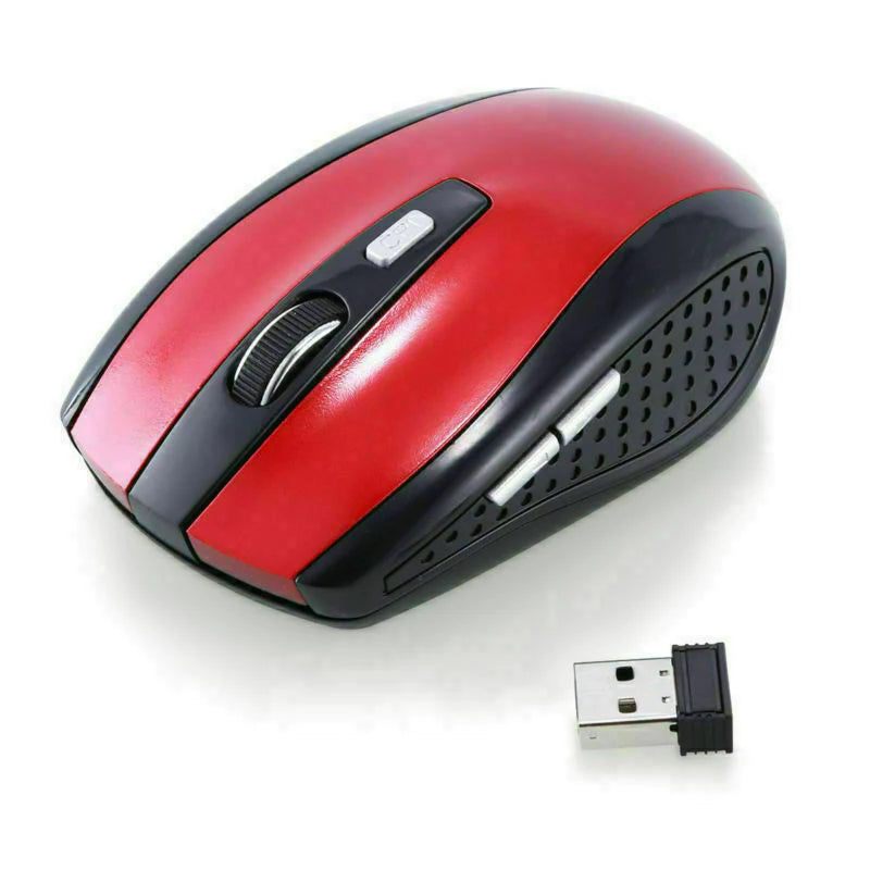 2.4GHz Wireless Optical Mouse with USB Receiver for PC and Laptop - DPI Adjustable - USA