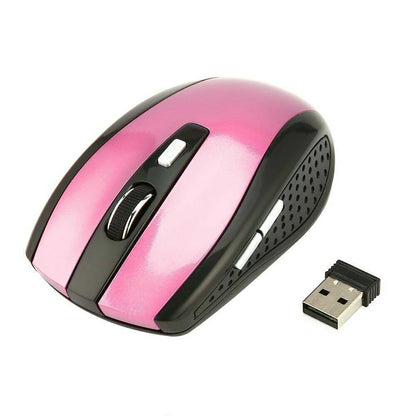 2.4GHz Wireless Optical Mouse with USB Receiver for PC and Laptop - DPI Adjustable - USA