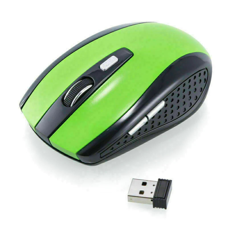 2.4GHz Wireless Optical Mouse with USB Receiver for PC and Laptop - DPI Adjustable - USA