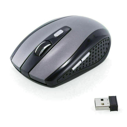 2.4GHz Wireless Optical Mouse with USB Receiver for PC and Laptop - DPI Adjustable - USA